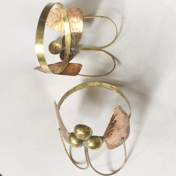 6 Shot Glasses with  📢 Fancy Copper Ring Grips - Picture 5 of 7